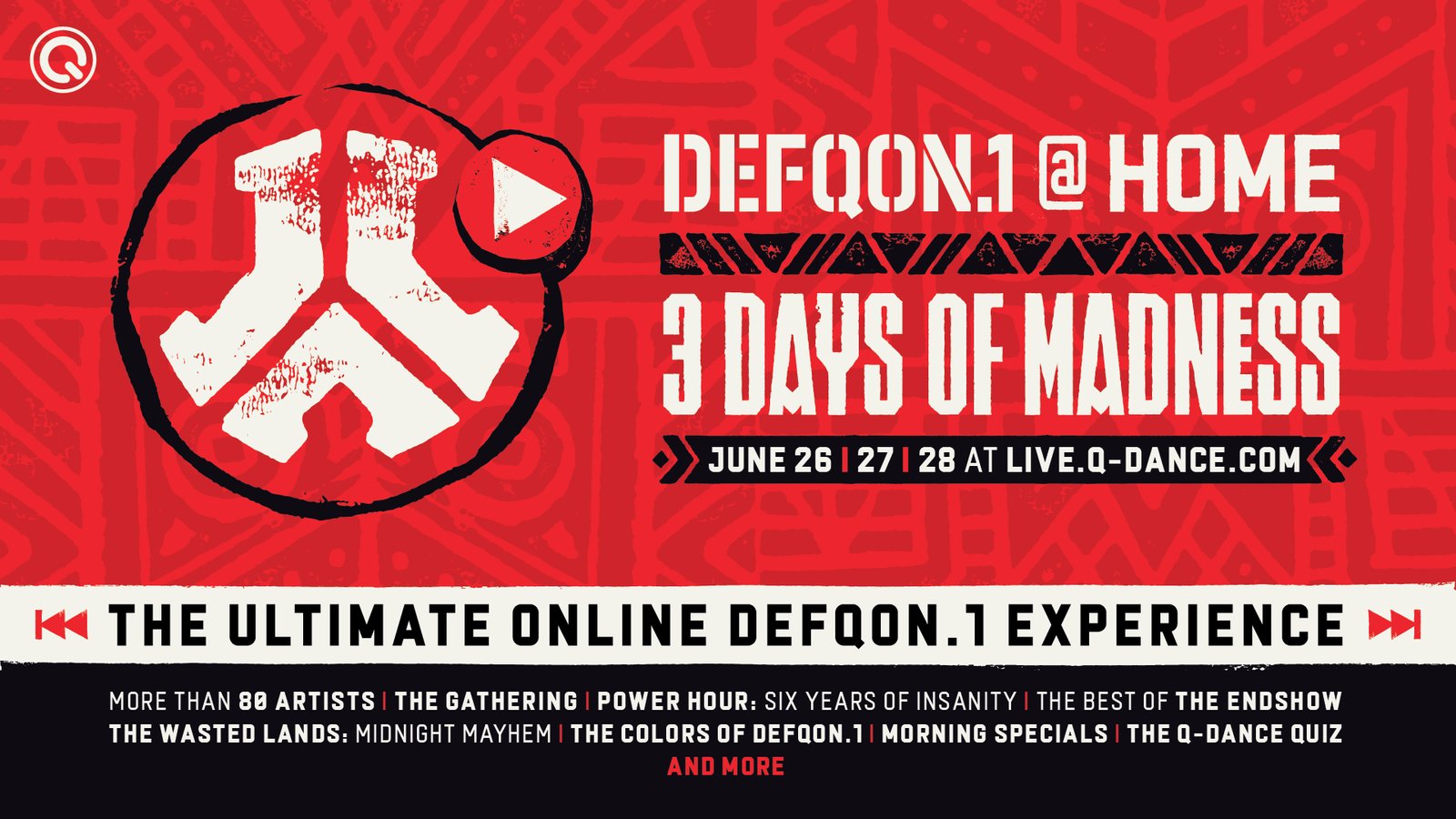 Defqon.1 at Home 2020 artwork